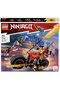 NINJAGO Kai's Robot Motorcycle EVO 71783 - Construction Set for Ages 7 and Up (312 Pieces) - 3