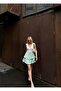 Ruffled Mini Skirt with Elastic Waist