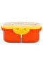 Square Bento Lunch Box - Dino Yellow - 4