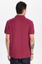 Men's Slim Fit Slim Fit 100% Cotton Fuchsia Polo Neck T-Shirt - 5