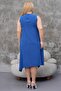 Large Size Asymmetry Cut Pocket Dress - 5