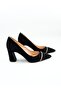 Women's Genuine Leather Heeled Shoes - 2