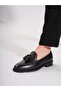 Vittorio genuine leather handmade men's black suede leather loafer - 2