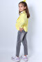 Girl's Jacket 3-Piece Suit with Scarf Jeans Pants with Chain Detail F23 - 5