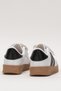 Unisex Velcro Comfortable Lightweight Children's Sports Shoes White - Black - 4