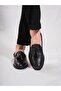 Vittorio genuine leather handmade men's black suede leather loafer - 4