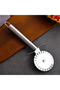 Stainless Steel Serrated Pizza Ravioli Dough Cutter Cutting Knife Dough Forming Roulette - 2
