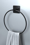 Super Set of 7 Black Blow Dryer Hanger Towel Holder WC/Toilet Paper Holder Roll Towel Holder Kitchen Bathroom Set - 6