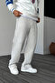 Men's Baggy Summer 3-Thread Loose Fit Straight Leg Transitional Gray Sweatpants RF0361 - 3