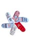 Cotton Color Color Women's College Socks 6-Pack