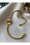 Blue Bead Detailed Stainless Steel Elegant Bracelet - 2