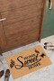 Home Welcome Butterfly Decorative Multi-Purpose Indoor and Outdoor Door Mat - 2