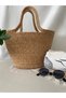 Bumu Bag &Tress Rope Women's Shoulder Bag, Daily Bohemian Jute Bamboo Rope, Gift, Straw Bag - 2