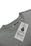 Lenithra Blue Seek Text Back Printed Unisex Oversize Gray T-Shirt - 4