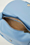 Large Handbag with Plain Skin Drawstring Handle - 4