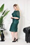 PUL PAYET BLACK EVENING DRESS, SPECIAL DAYS, WEDDING ELITE TREND, NEW, BOAT NECK, ZAR PAYET - 6