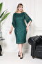 PUL PAYET BLACK EVENING DRESS, SPECIAL DAYS, WEDDING ELITE TREND, NEW, BOAT NECK, ZAR PAYET - 5
