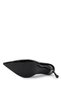 Women's Vegan Black Patent Leather Heeled Shoes - 4