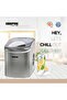 Portable& Automatic Electric Ice Maker 12Kg in 24hrs, Two Sizes Ice Cube, Auto Shut Off-GIM63015uk