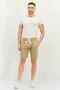Men 2 Pack Solid Drawstring Fleece Shorts, Beige - 6