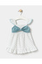 Baby Girl Bowknot Summer Dress Petrol