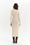 Melbourne Beige Organic Long Knit Dress - 5
