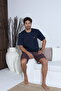 Men's Short Sleeve Shorts Men's Pajama Set New Season - 3