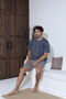 Men's Short Sleeve Shorts Men's Pajama Set New Season - 5