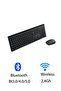 8110m Bluetooth Wireless Kablosuz Klavye Mouse Set Türkçe Q - 2