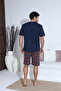 Men's Short Sleeve Shorts Men's Pajama Set New Season - 2