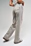 Women's Denim Color T-4S5-90 Shiny Stone Detailed 100% Cotton Design Straight Fit Denim Jeans - 4