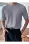 Men's Dumangri Corded Crew Neck Knitwear T-Shirt - 4