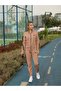 Women's Embroidered Zip-Up Top and Bottom Tracksuit Set - 5