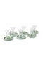 Karaca Polina 6-Person 12-Piece Blue Round Tea Set