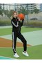 Women's Tracksuit Set Zip-Up Sports Tracksuit Set Embroidered 2-Ply Lycra - 6