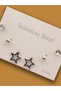 316 L Steel Earring Set. Star Earrings
