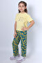 Girl's Double Suit Printed Oversize Spanish Leg E15 - 3