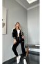 Women's Zip-Up Bottom-Top Tracksuit Set Embroidered 2-Ply Lycra - 6