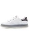 M030 Men's White-Grey (40-44) Leather Casual Sports Shoes - 2