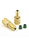 2PCS Vacuum Pump Brass Adapter R410a Adapter 5/16 SAE F Quick Couplers To 1/4 SAE For Air Conditi... - 6