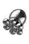Razor Head Mens 7 Blade Razor Replacement Shaving Heads Floating Washable Electric 7D Shavers Trimme - 6