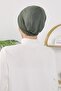 Four Seasons Pleated Bonnet, Khaki, B-13O - 6