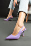 Look Here Open Back Heeled Shoes - 2