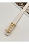 Gold Buckle Thin Belt, Trouser Belt, Shirt Belt, Coat Belt,Dress Belt - 2