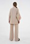 Women's Mink Sleeves Sequin Embroidered Linen Kimono Jacket and Pants Bottom/Top Set 21061 - 8