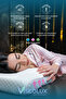 Medium Size Orthopedic Pillow - Visco Pillow with Neck Support Pink 56X36X11/7 - 2
