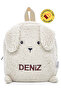 [We Write the Name You Want with Embroidery] Rabbit Cream (Figure Name) 0-8 Years Old Children's Backpack