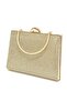 Women's Stoned Gold Gold Evening Dress Clutch Chain Strap Hand Wedding Engagement Night Shoulder Bag - 4