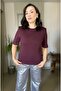 Padded Tok Fabric Cotton Crew Neck Basic Tshirt - 6