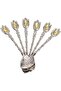Sugar and Spice Spoon Wedding Candy Spoon Ornamental Spoon Coffee Tea Spoon with Stones and Beads